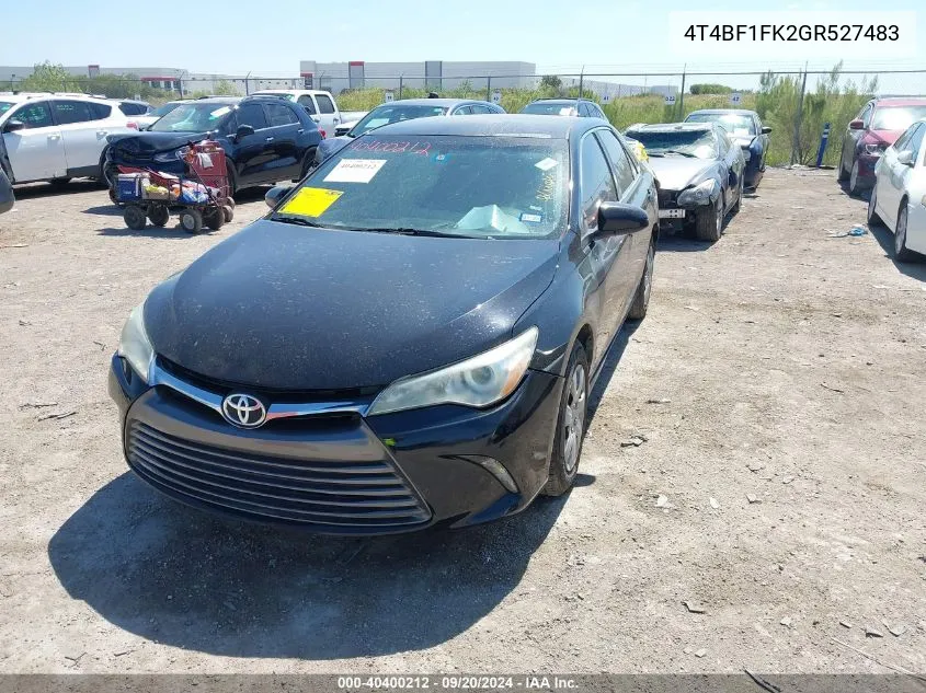 4T4BF1FK2GR527483 2016 Toyota Camry Le