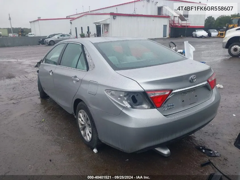 4T4BF1FK6GR558607 2016 Toyota Camry Le