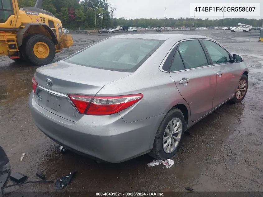 4T4BF1FK6GR558607 2016 Toyota Camry Le