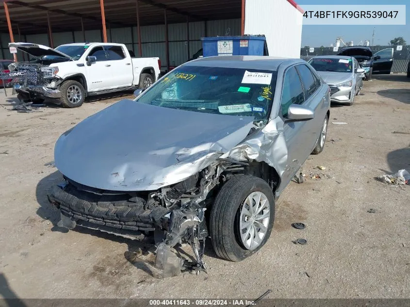 4T4BF1FK9GR539047 2016 Toyota Camry Le/Xle/Se/Xse