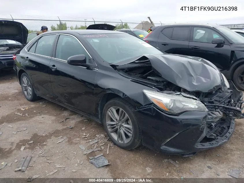 4T1BF1FK9GU216398 2016 Toyota Camry Se