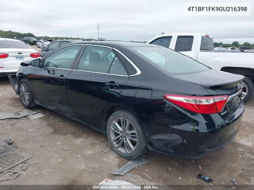 4T1BF1FK9GU216398 2016 Toyota Camry Se