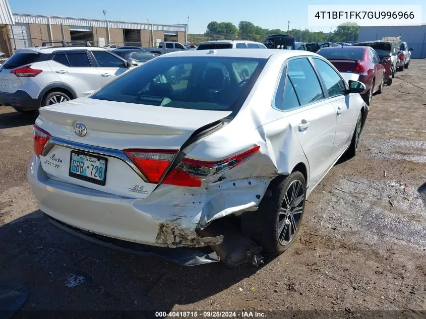 4T1BF1FK7GU996966 2016 Toyota Camry Se