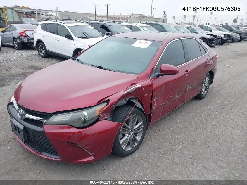 4T1BF1FK0GU576305 2016 Toyota Camry Le/Xle/Se/Xse