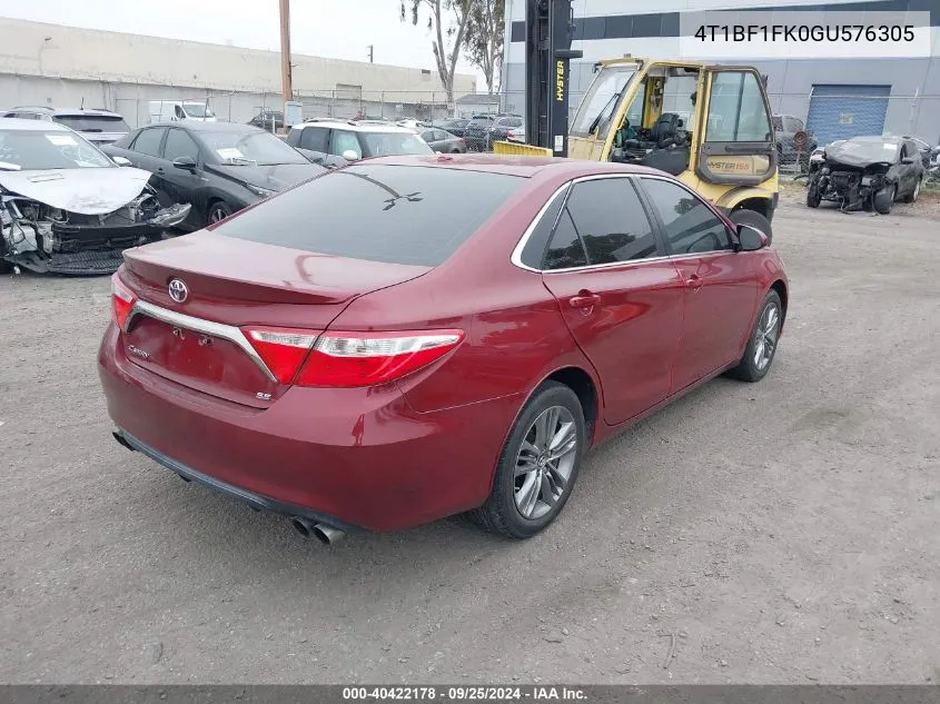 4T1BF1FK0GU576305 2016 Toyota Camry Le/Xle/Se/Xse