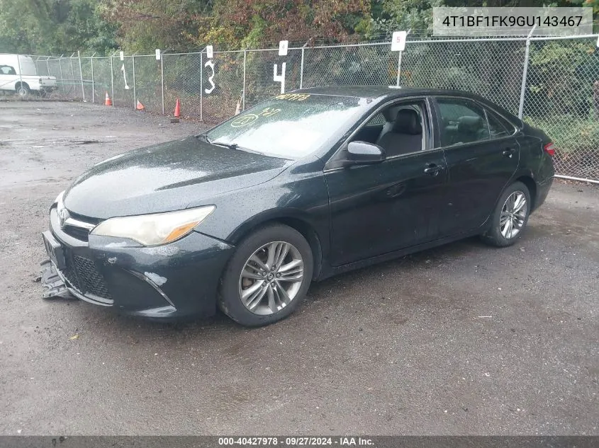 4T1BF1FK9GU143467 2016 Toyota Camry Se