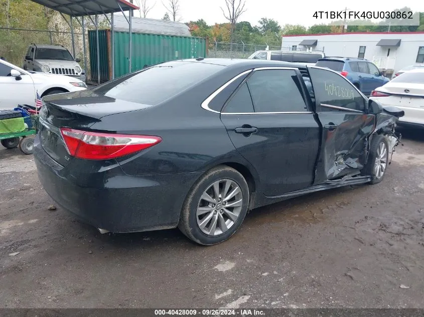 4T1BK1FK4GU030862 2016 Toyota Camry Xse/Xle