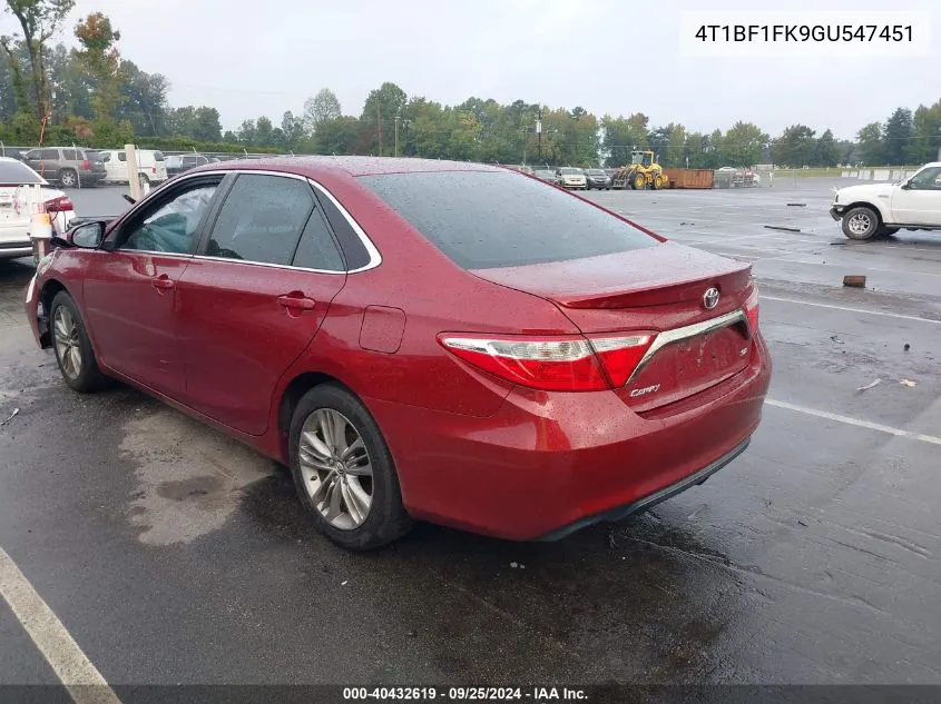 4T1BF1FK9GU547451 2016 Toyota Camry Se