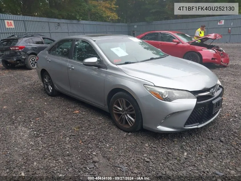 4T1BF1FK4GU252130 2016 Toyota Camry Se