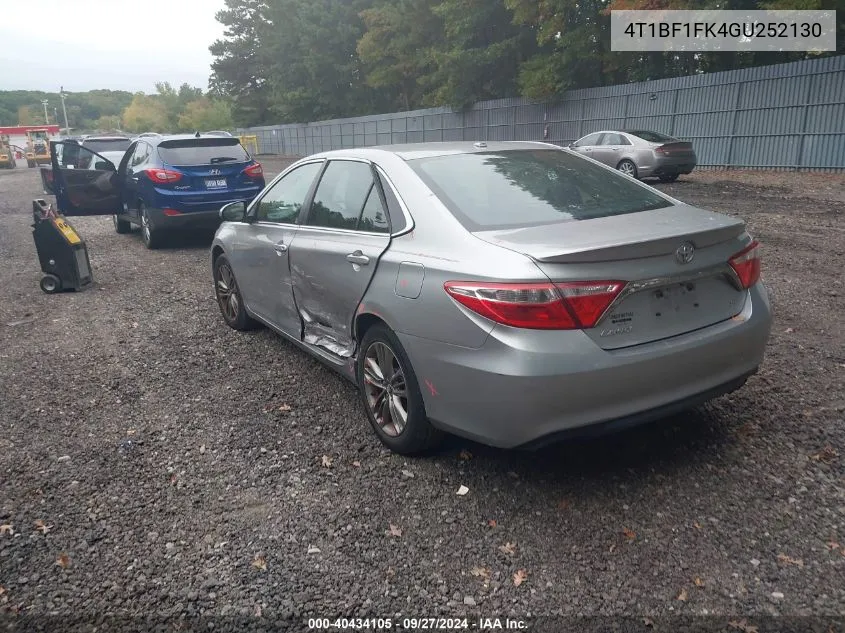 4T1BF1FK4GU252130 2016 Toyota Camry Se