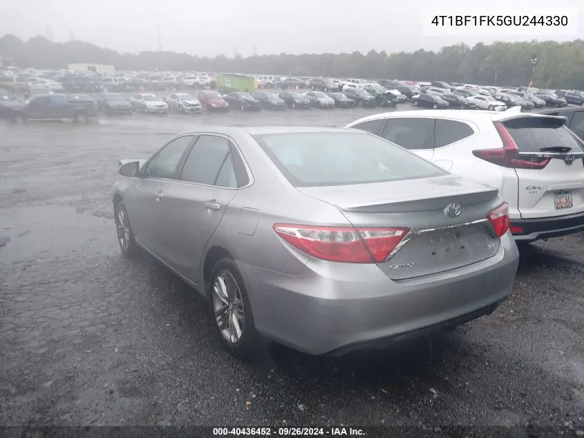 4T1BF1FK5GU244330 2016 Toyota Camry Le/Xle/Se/Xse