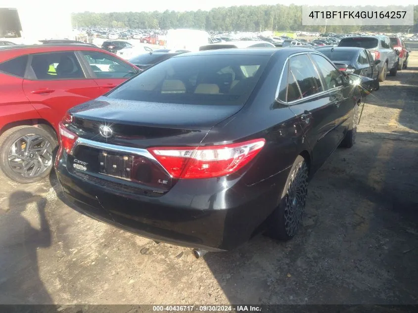 4T1BF1FK4GU164257 2016 Toyota Camry Le/Xle/Se/Xse