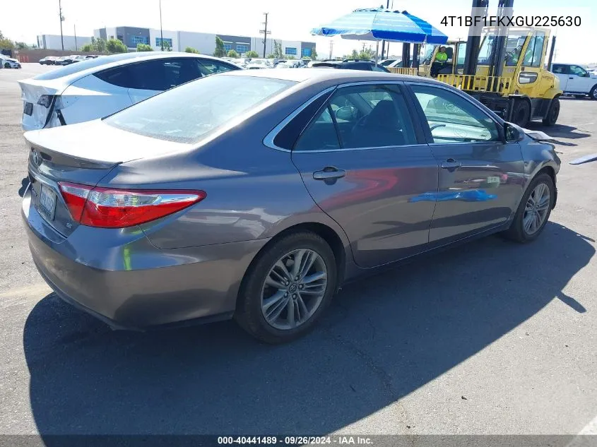 4T1BF1FKXGU225630 2016 Toyota Camry Se