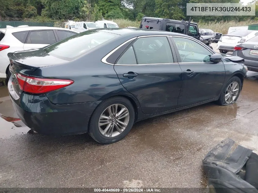 4T1BF1FK3GU246433 2016 Toyota Camry Se