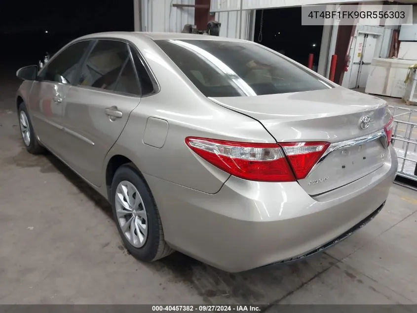 4T4BF1FK9GR556303 2016 Toyota Camry Le