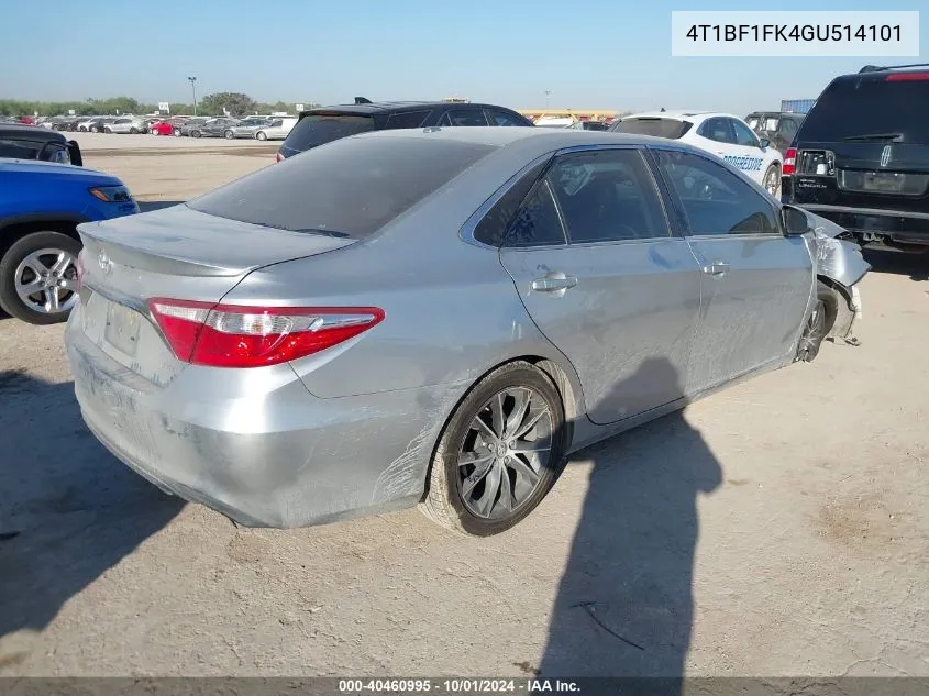 4T1BF1FK4GU514101 2016 Toyota Camry Le/Xle/Se/Xse