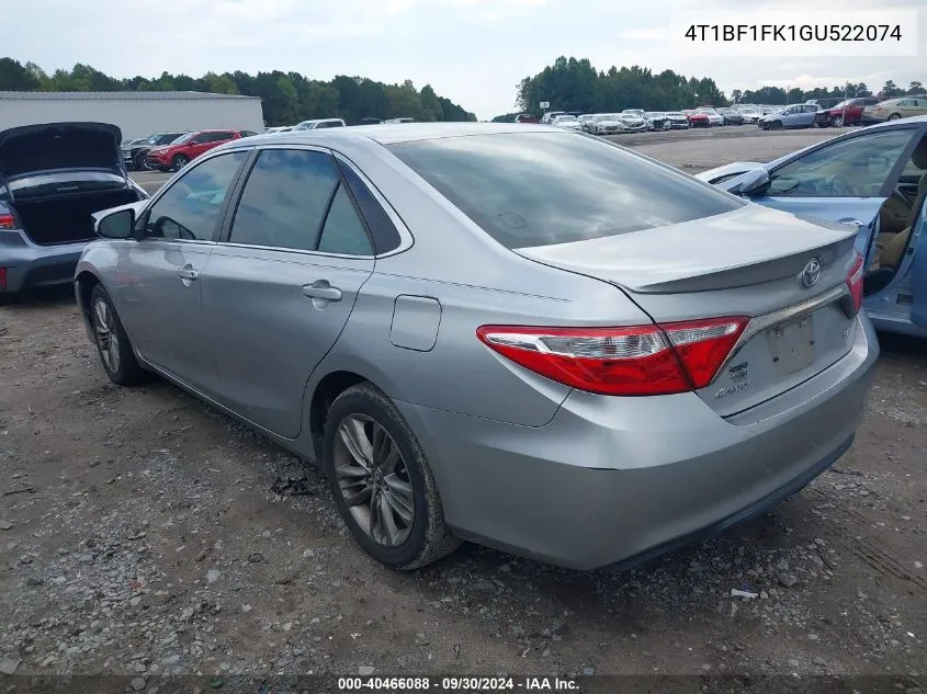 4T1BF1FK1GU522074 2016 Toyota Camry Se