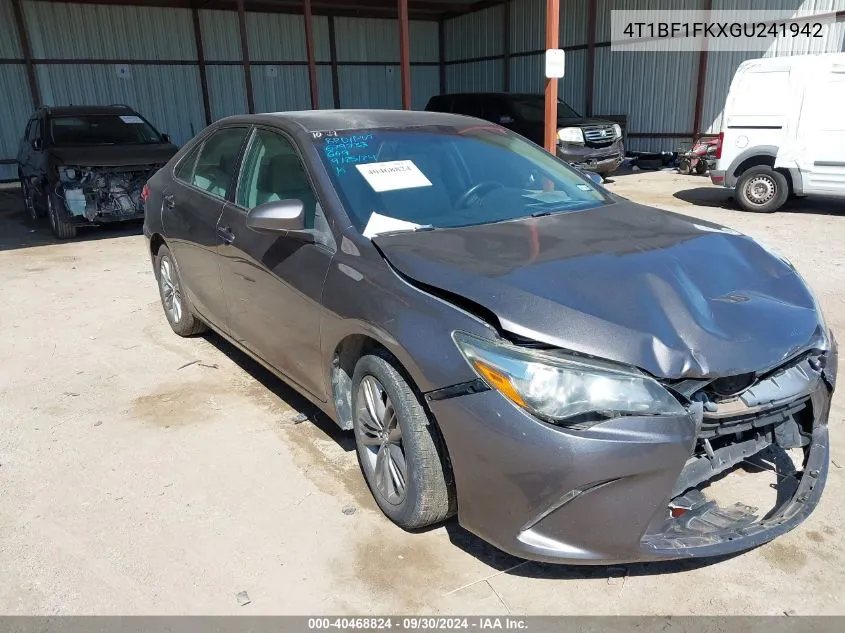 4T1BF1FKXGU241942 2016 Toyota Camry Le/Xle/Se/Xse