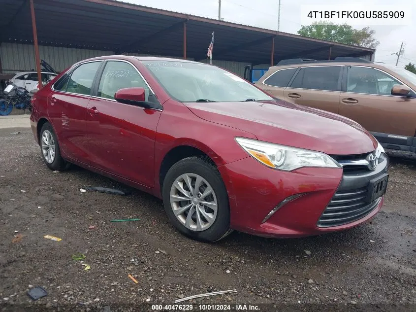 4T1BF1FK0GU585909 2016 Toyota Camry Le