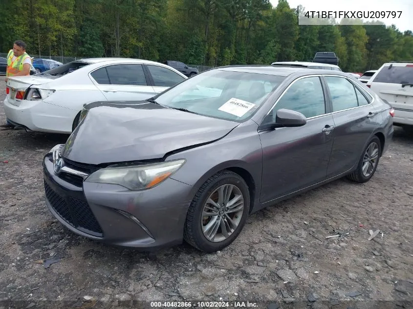 4T1BF1FKXGU209797 2016 Toyota Camry Se