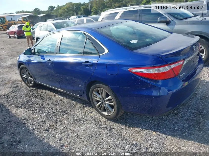 4T1BF1FK6GU585557 2016 Toyota Camry Se