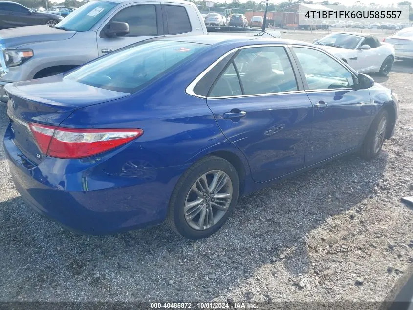 4T1BF1FK6GU585557 2016 Toyota Camry Se