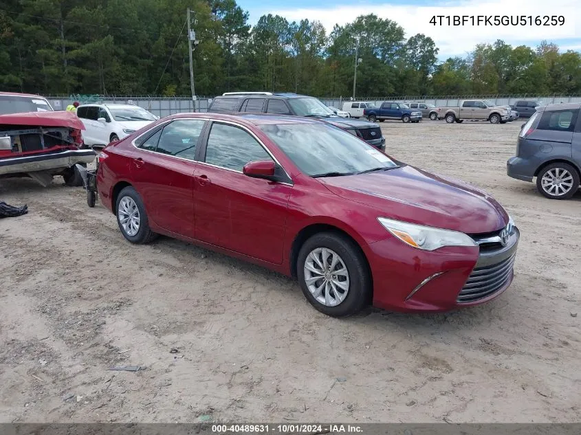 4T1BF1FK5GU516259 2016 Toyota Camry Le