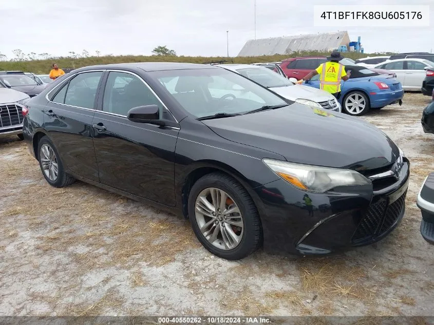 2016 Toyota Camry Se VIN: 4T1BF1FK8GU605176 Lot: 40550262