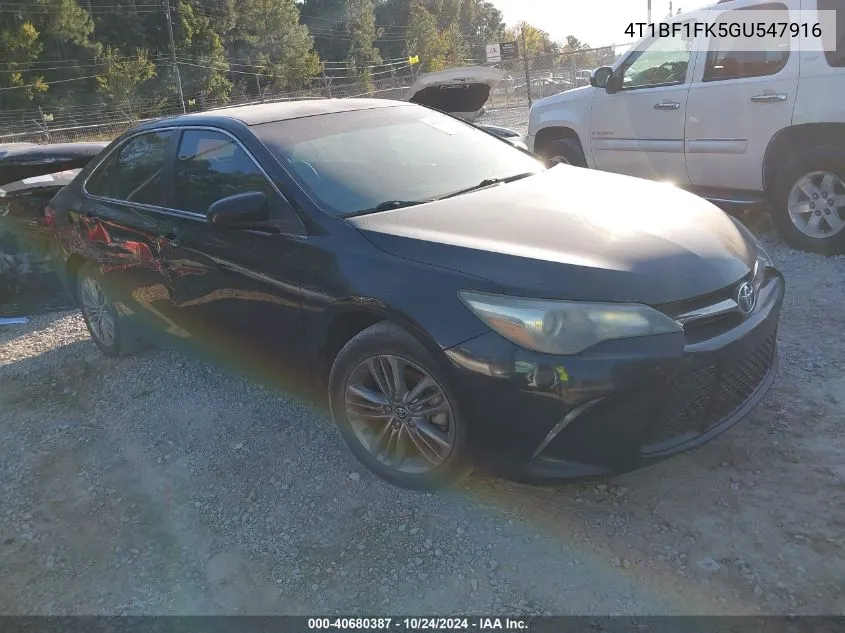 4T1BF1FK5GU547916 2016 Toyota Camry Le/Xle/Se/Xse