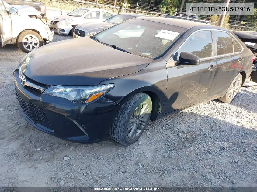 4T1BF1FK5GU547916 2016 Toyota Camry Le/Xle/Se/Xse