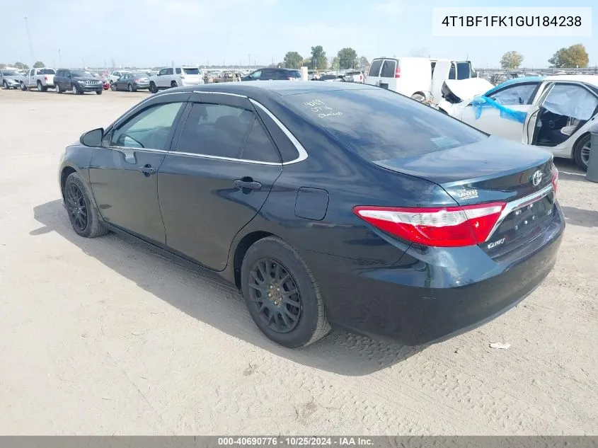 4T1BF1FK1GU184238 2016 Toyota Camry Le