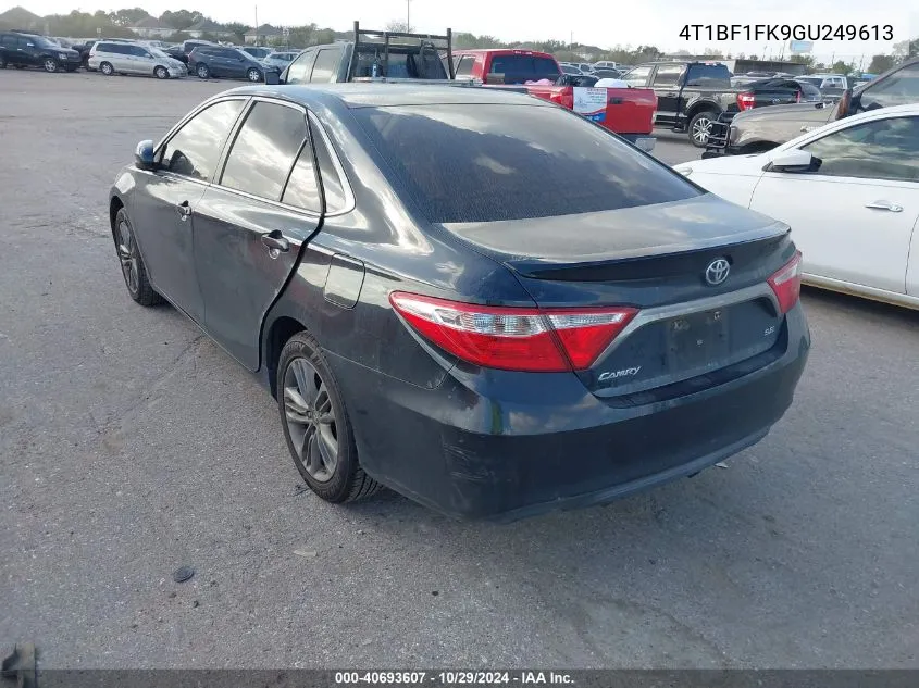 4T1BF1FK9GU249613 2016 Toyota Camry Se