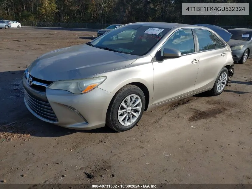 4T1BF1FK4GU532324 2016 Toyota Camry Le