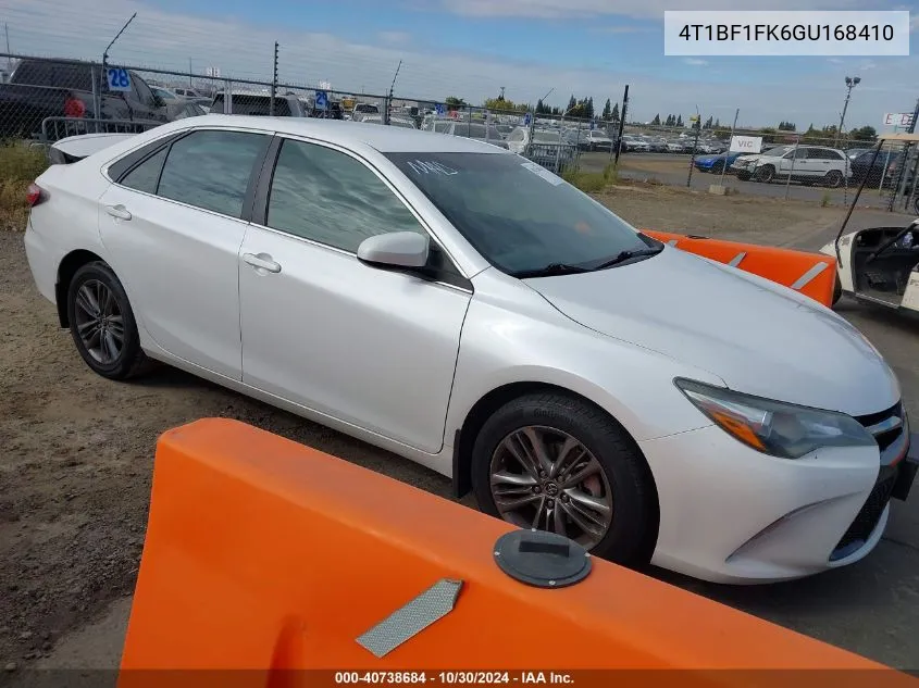 4T1BF1FK6GU168410 2016 Toyota Camry Se