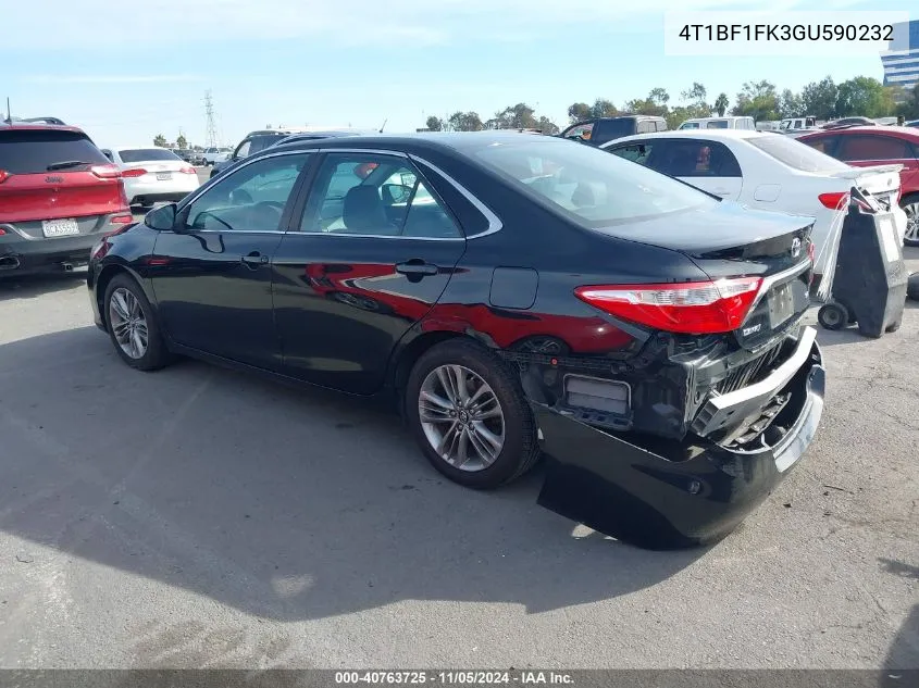 4T1BF1FK3GU590232 2016 Toyota Camry Se