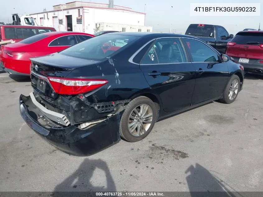 4T1BF1FK3GU590232 2016 Toyota Camry Se