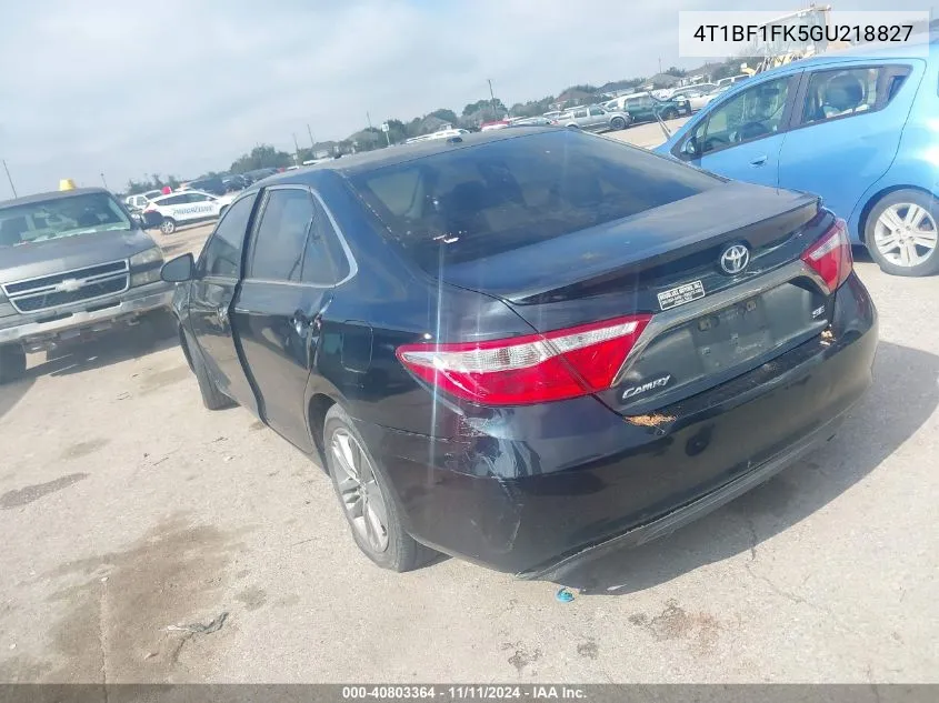 4T1BF1FK5GU218827 2016 Toyota Camry Se