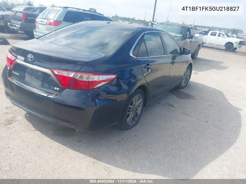 4T1BF1FK5GU218827 2016 Toyota Camry Se