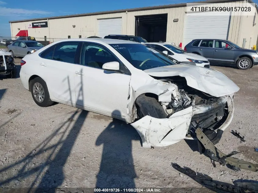 2016 Toyota Camry Le VIN: 4T1BF1FK9GU157028 Lot: 40819726