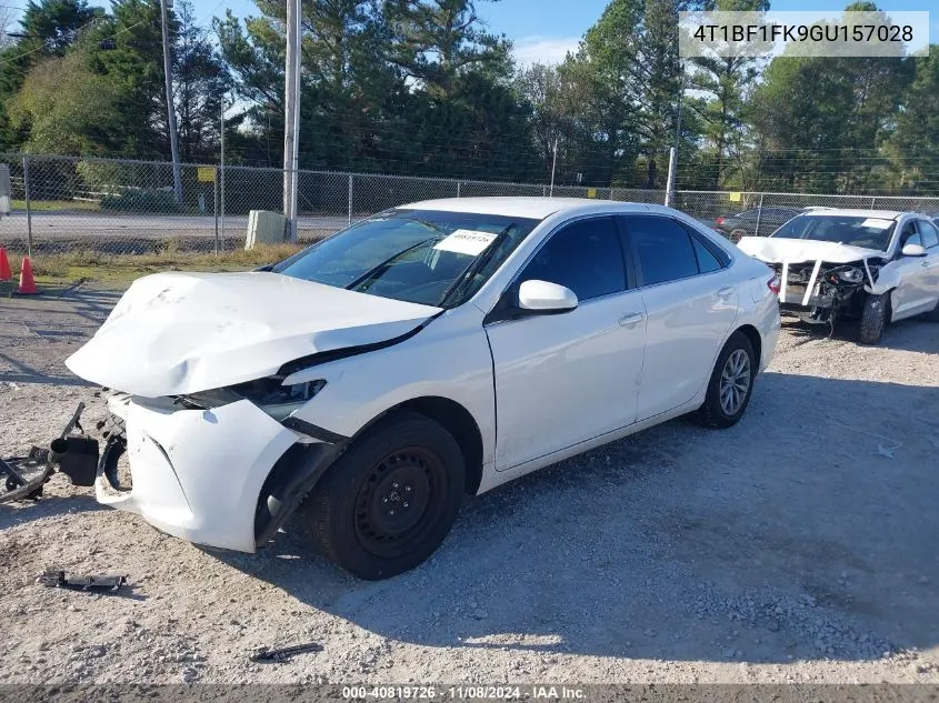 2016 Toyota Camry Le VIN: 4T1BF1FK9GU157028 Lot: 40819726