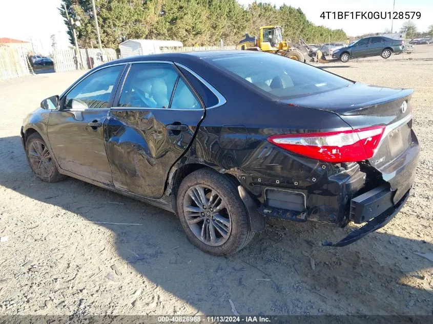 4T1BF1FK0GU128579 2016 Toyota Camry Se