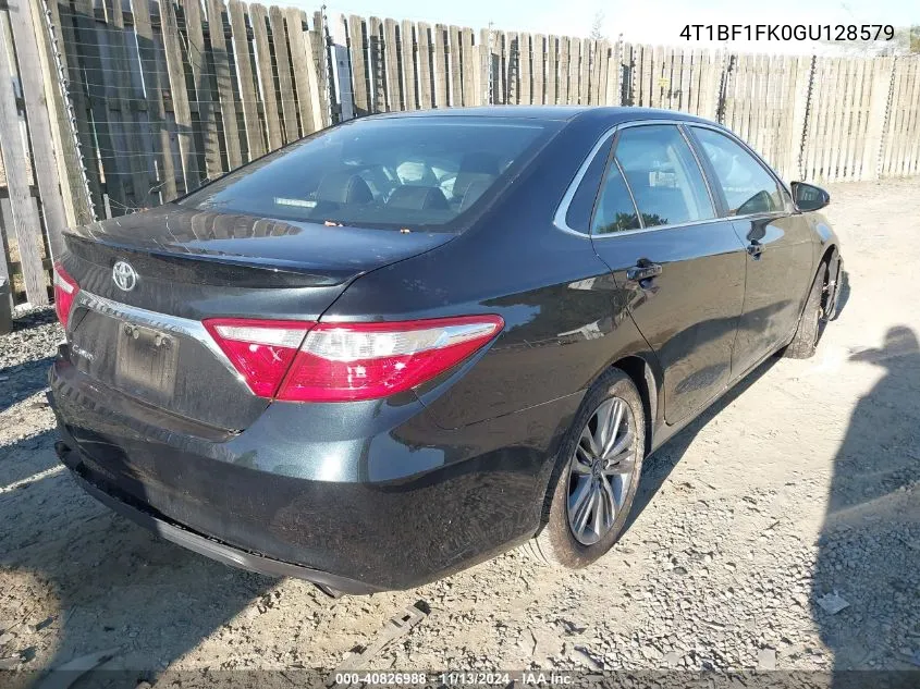 4T1BF1FK0GU128579 2016 Toyota Camry Se