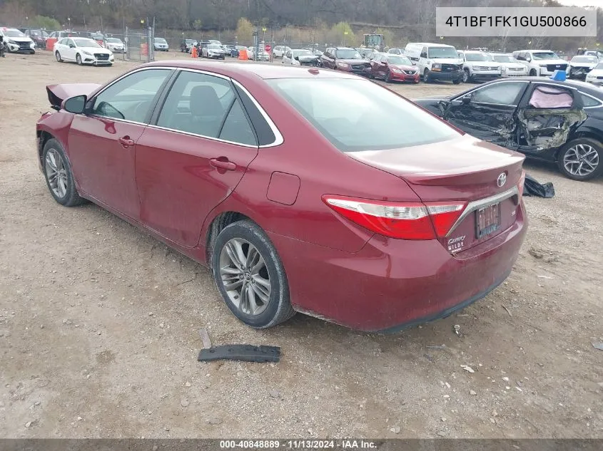 4T1BF1FK1GU500866 2016 Toyota Camry Se