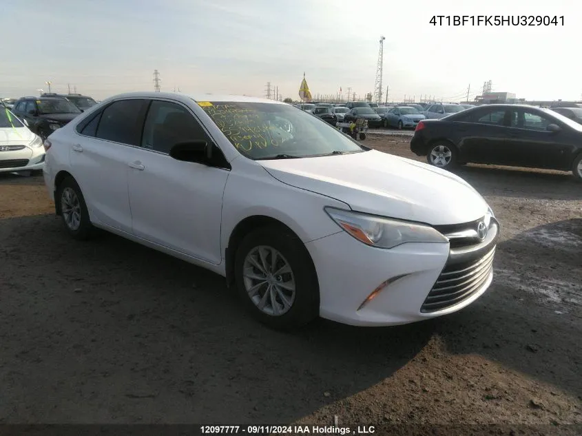 2017 Toyota Camry Le/Xle/Se/Xse VIN: 4T1BF1FK5HU329041 Lot: 12097777