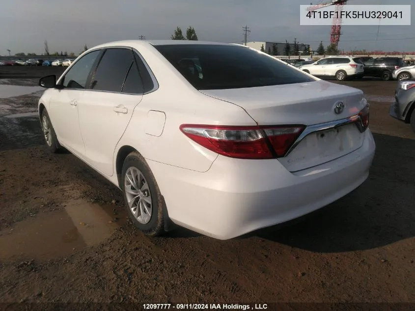 2017 Toyota Camry Le/Xle/Se/Xse VIN: 4T1BF1FK5HU329041 Lot: 12097777