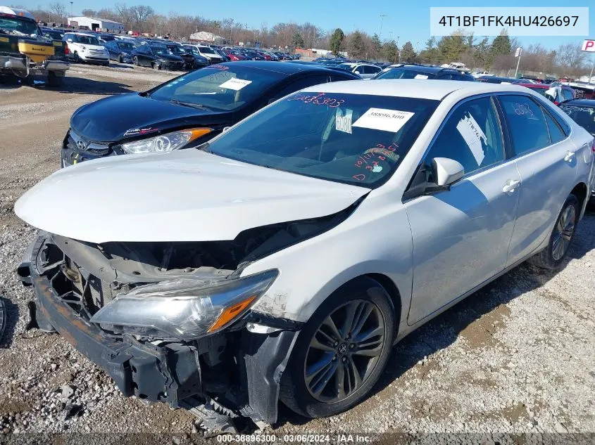 2017 Toyota Camry Se VIN: 4T1BF1FK4HU426697 Lot: 38896300