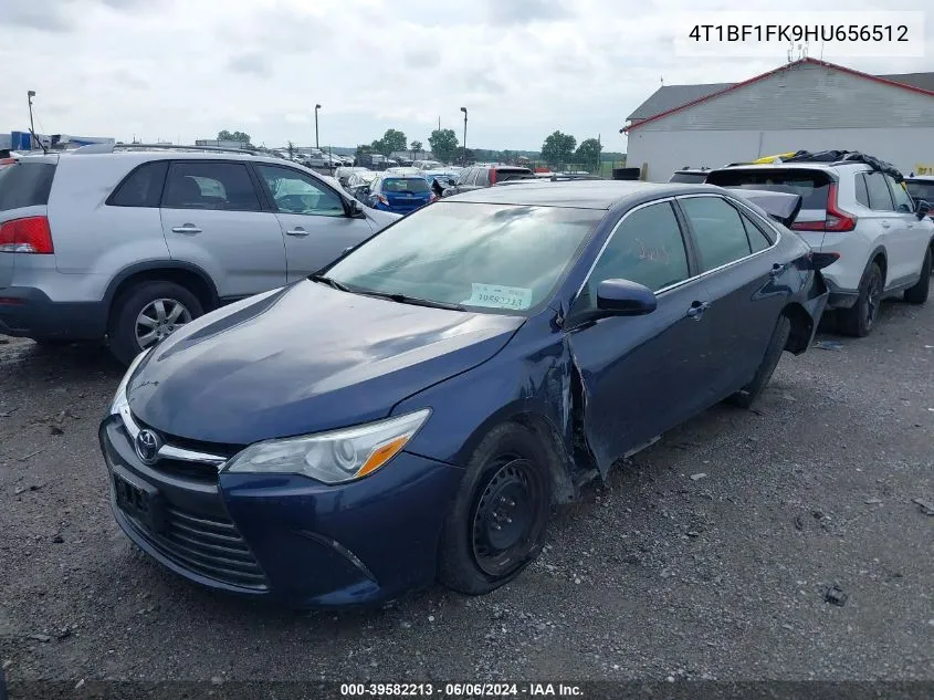 2017 Toyota Camry Le VIN: 4T1BF1FK9HU656512 Lot: 39582213