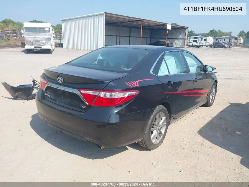 4T1BF1FK4HU690504 2017 Toyota Camry Se