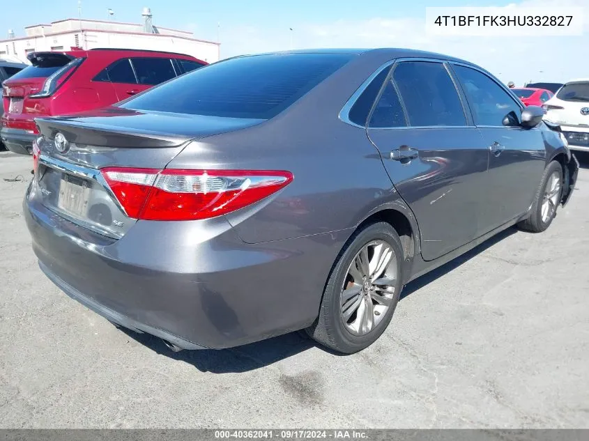 4T1BF1FK3HU332827 2017 Toyota Camry Se