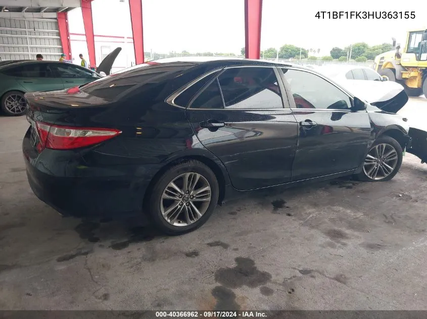 4T1BF1FK3HU363155 2017 Toyota Camry Le/Xle/Se/Xse